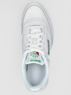 Reebok club c 85 best sale white green